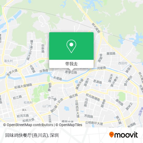 回味鸡快餐厅(燕川店)地图