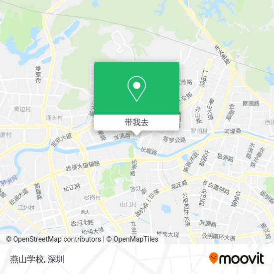 燕山学校地图