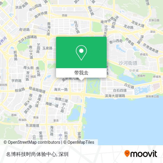 名博科技时尚体验中心地图