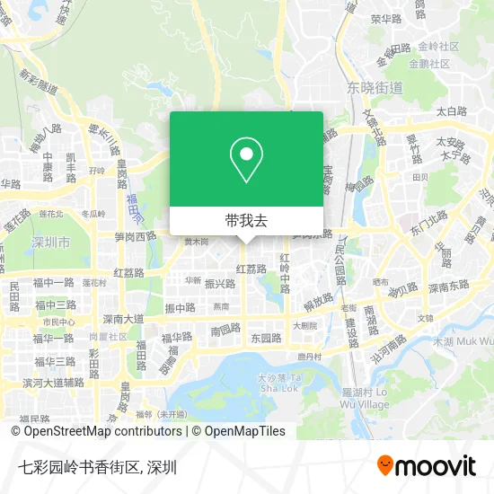 七彩园岭书香街区地图