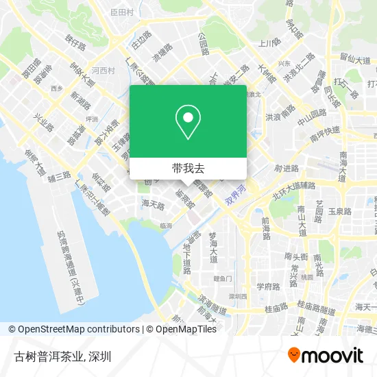 古树普洱茶业地图