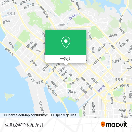 佐登妮丝宝体店地图