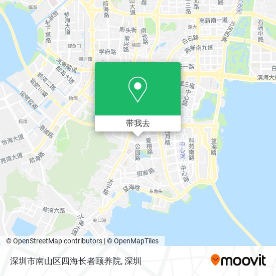 深圳市南山区四海长者颐养院地图