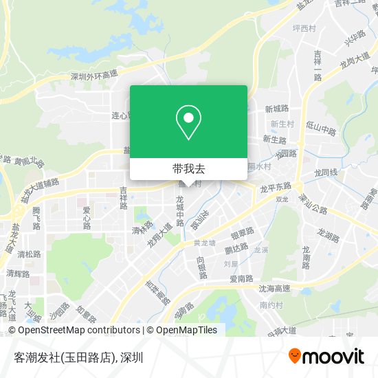 客潮发社(玉田路店)地图