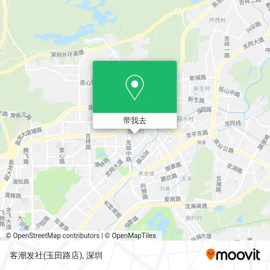 客潮发社(玉田路店)地图
