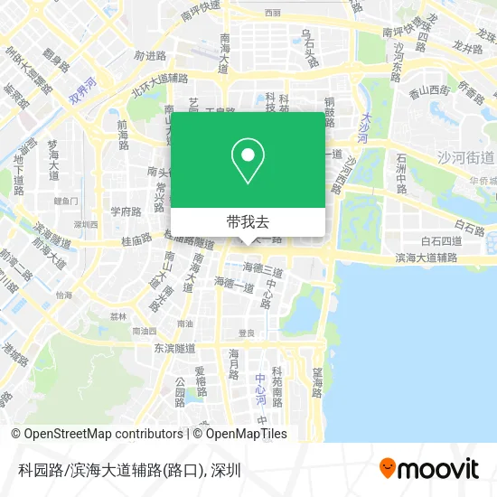 科园路/滨海大道辅路(路口)地图