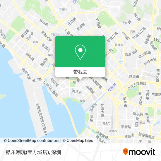 酷乐潮玩(壹方城店)地图