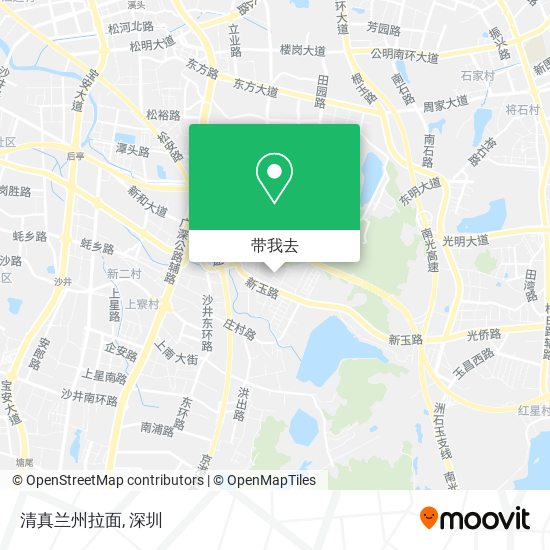 清真兰州拉面地图