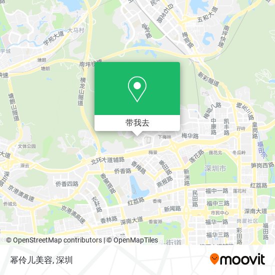 幂伶儿美容地图