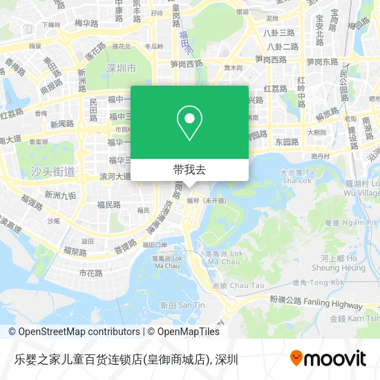 乐婴之家儿童百货连锁店(皇御商城店)地图