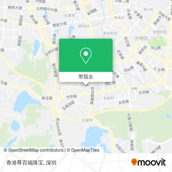 香港尊百福珠宝地图