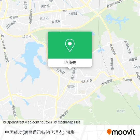 中国移动(润昌通讯特约代理点)地图