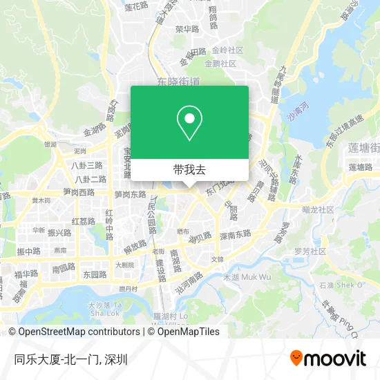 同乐大厦-北一门地图