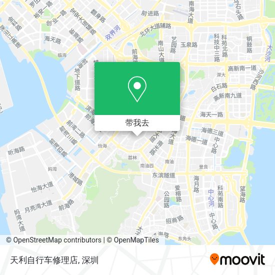 天利自行车修理店地图