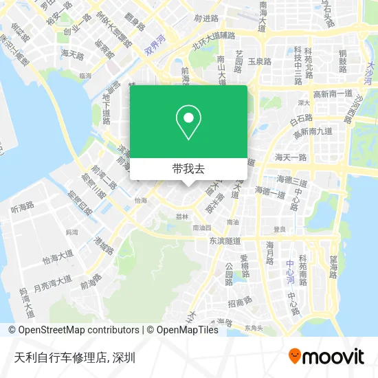 天利自行车修理店地图