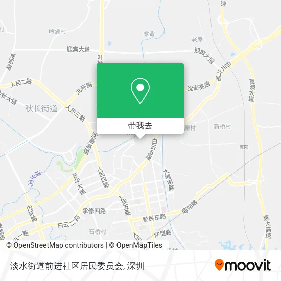 淡水街道前进社区居民委员会地图