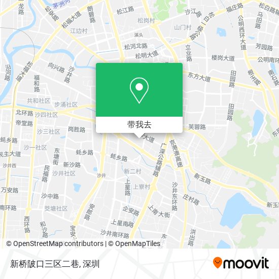 新桥陂口三区二巷地图