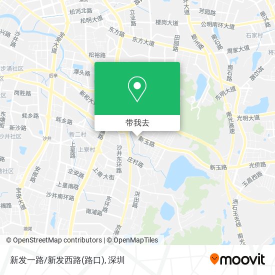 新发一路/新发西路(路口)地图