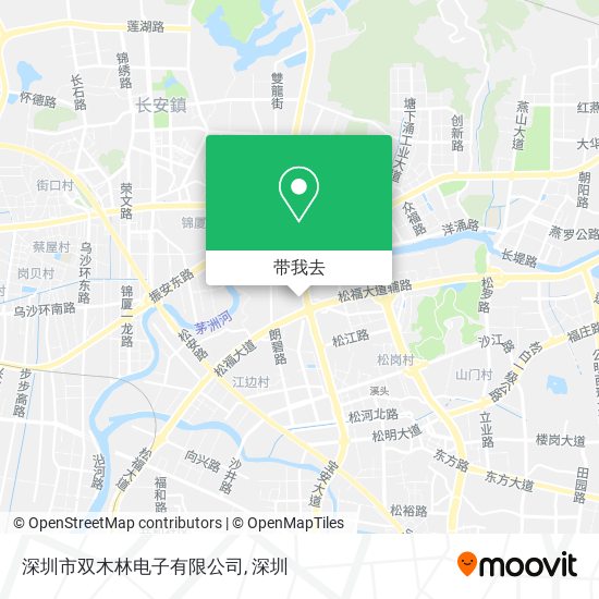 深圳市双木林电子有限公司地图