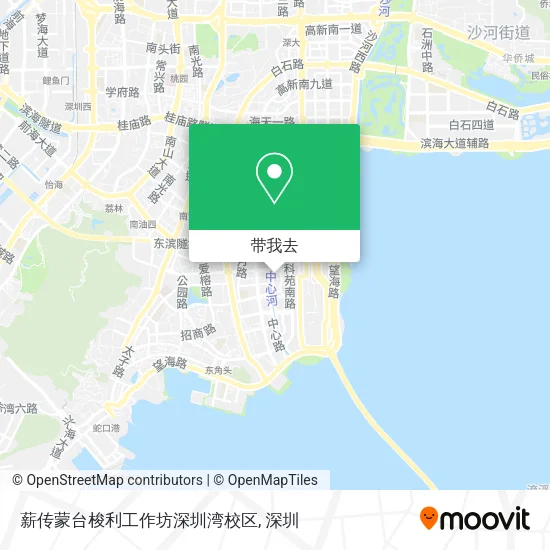 薪传蒙台梭利工作坊深圳湾校区地图