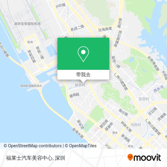 福莱士汽车美容中心地图