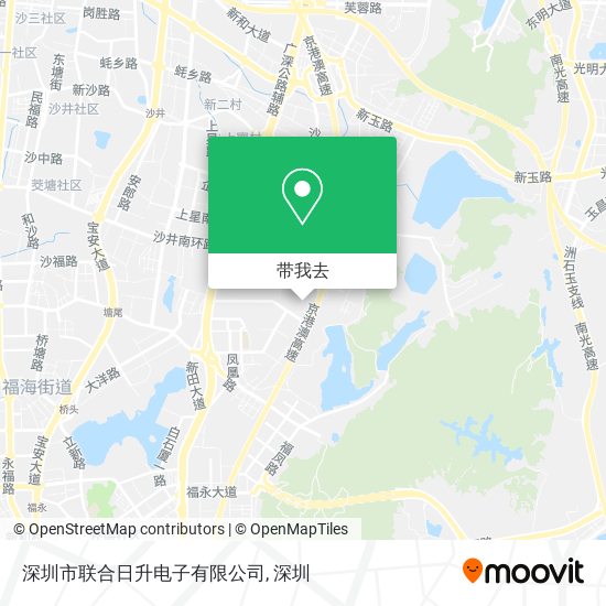 深圳市联合日升电子有限公司地图