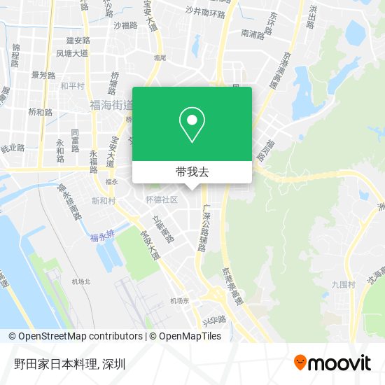 野田家日本料理地图