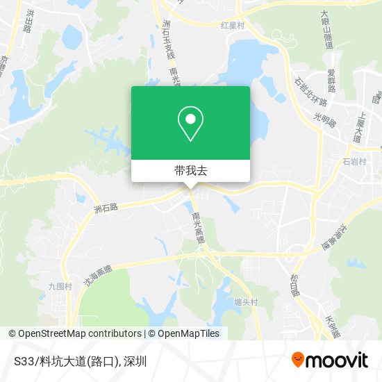 S33/料坑大道(路口)地图