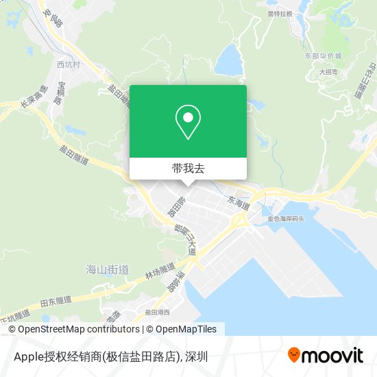 Apple授权经销商(极信盐田路店)地图