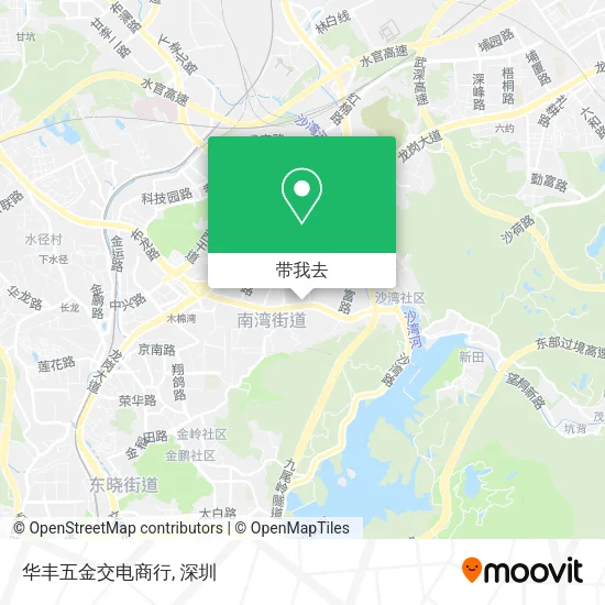 华丰五金交电商行地图