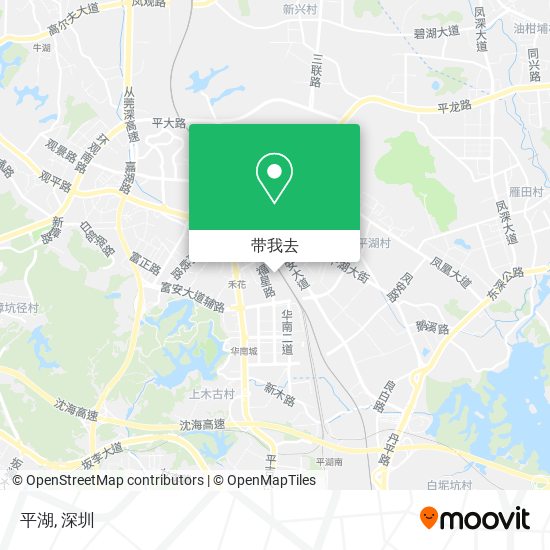 平湖地图