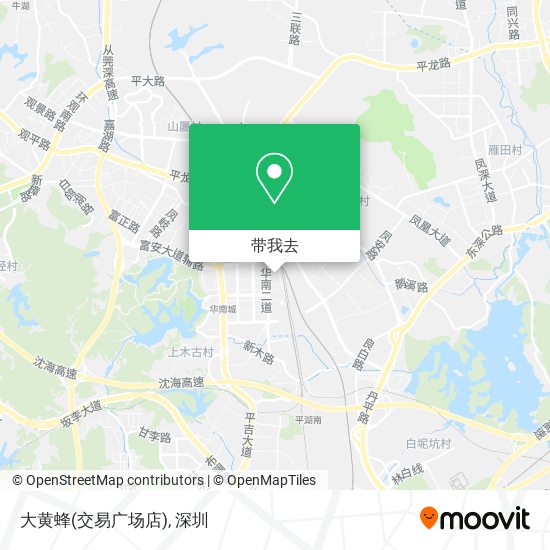 大黄蜂(交易广场店)地图