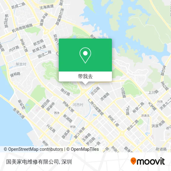 国美家电维修有限公司地图