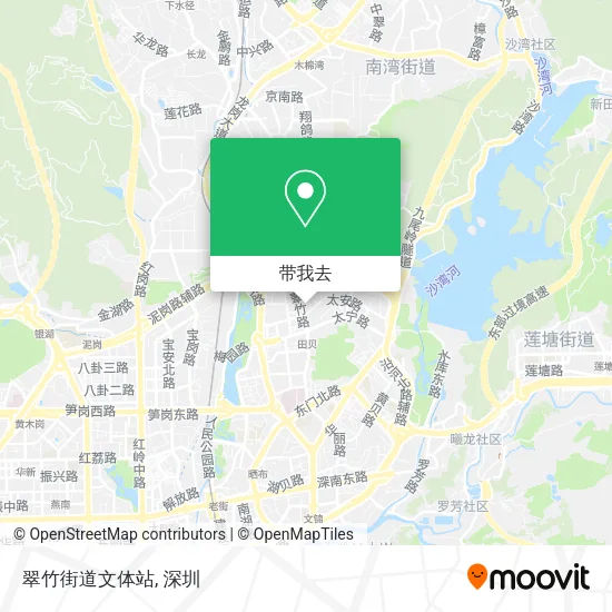 翠竹街道文体站地图