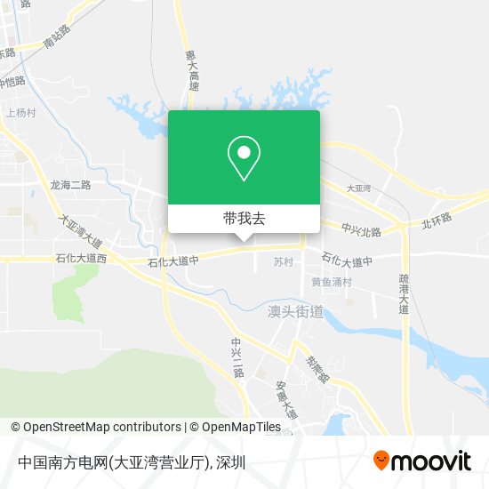 中国南方电网(大亚湾营业厅)地图