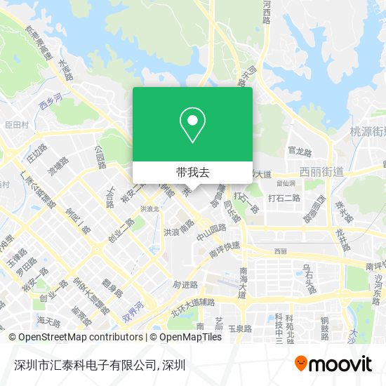 深圳市汇泰科电子有限公司地图