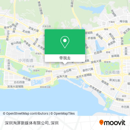 深圳淘屏新媒体有限公司地图