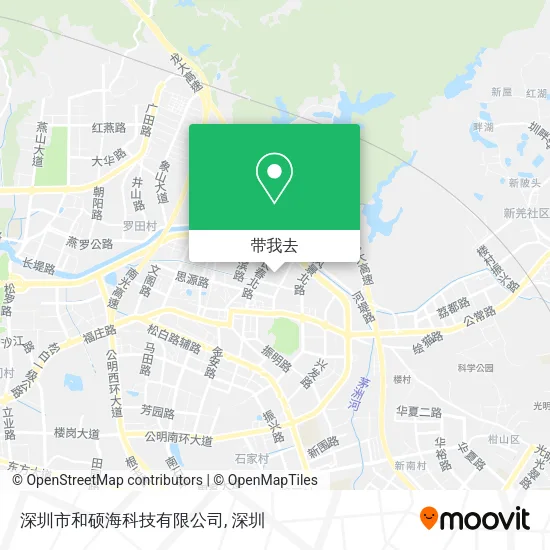 深圳市和硕海科技有限公司地图