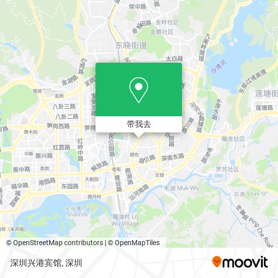 深圳兴港宾馆地图