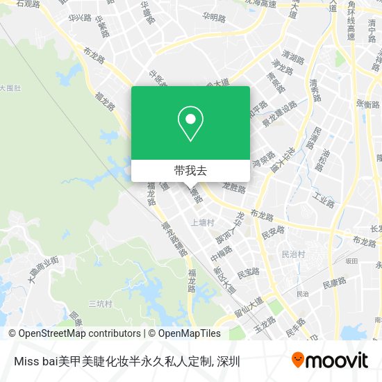 Miss bai美甲美睫化妆半永久私人定制地图