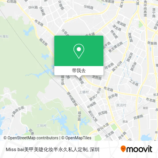 Miss bai美甲美睫化妆半永久私人定制地图