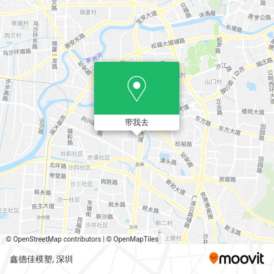 鑫德佳模塑地图