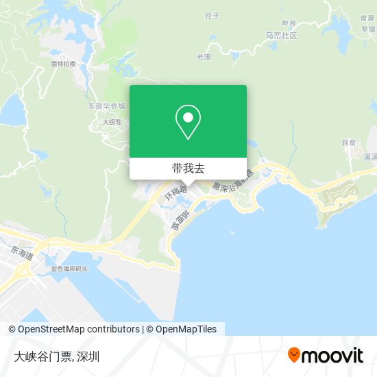 大峡谷门票地图