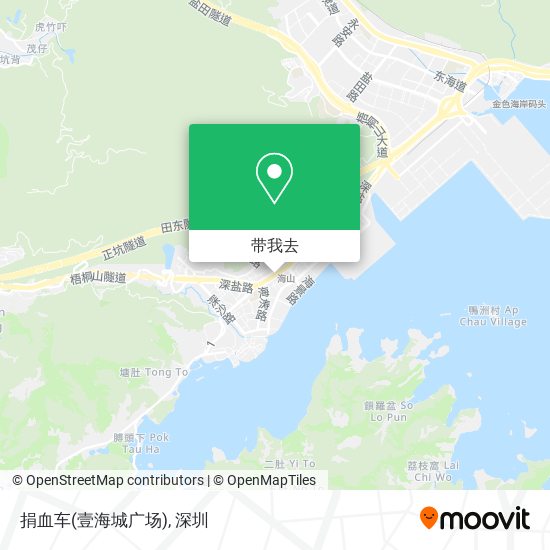 捐血车(壹海城广场)地图