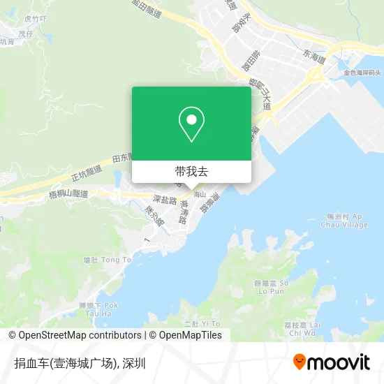 捐血车(壹海城广场)地图