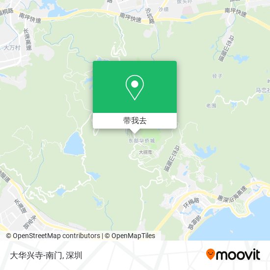 大华兴寺-南门地图