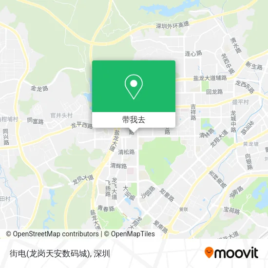 街电(龙岗天安数码城)地图