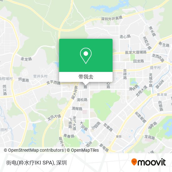 街电(粋水疗IKI SPA)地图