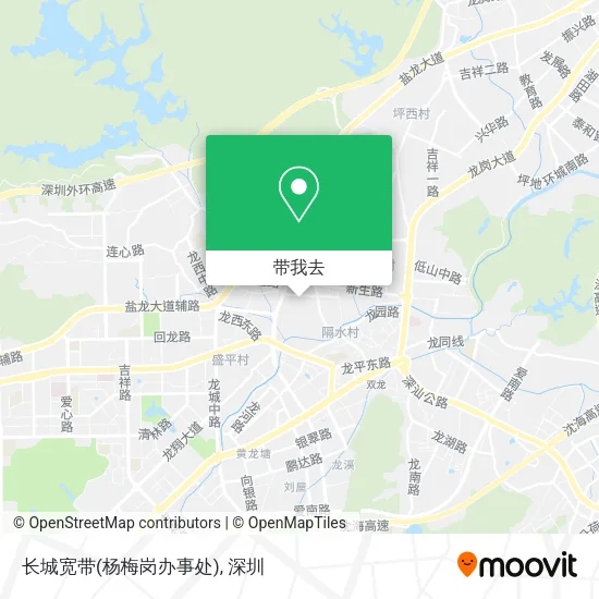 长城宽带(杨梅岗办事处)地图