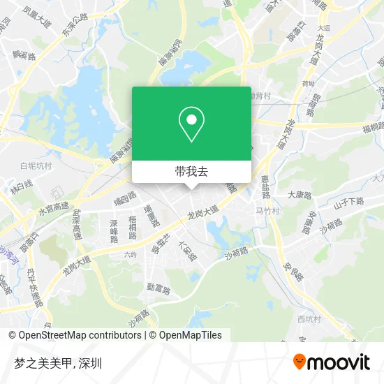 梦之美美甲地图